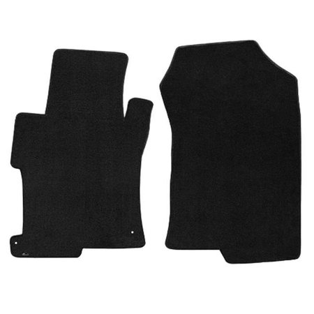 LLOYD MATS Lloyd Mats 620096 Accord Sedan 2013-2015 2 Piece Black Velourtex Plain Mat 620096